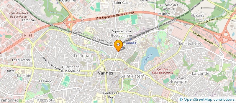 localisation de l'entreprise CE BRETAGNE BANQUE DE FRANCE à VANNES