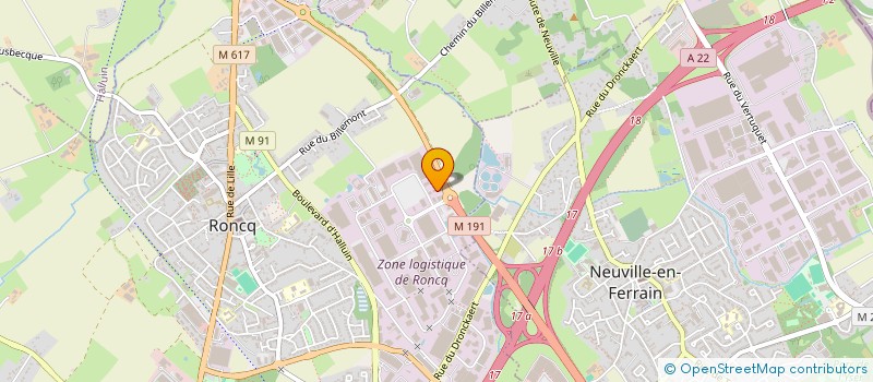 localisation de l'entreprise CE BUFFALO GRILL  WAMBRECHIES