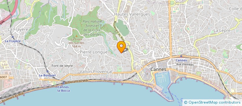 localisation de l'entreprise CE CANNES AQUACULTURE à CANNES