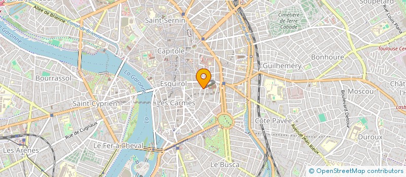 localisation de l'entreprise CE CEGETEL SERVICE à TOULOUSE