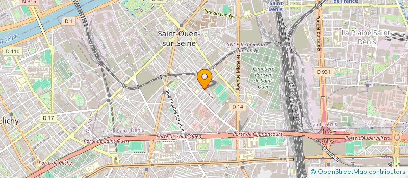 localisation de l'entreprise CE CELIO à SAINT-OUEN-SUR-SEINE