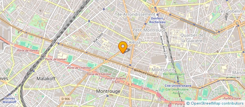 localisation de l'entreprise CE CGF ESSH IDF  PARIS