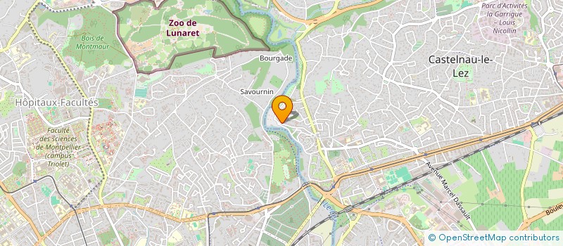 localisation de l'entreprise CE CHLM à CASTELNAU-LE-LEZ