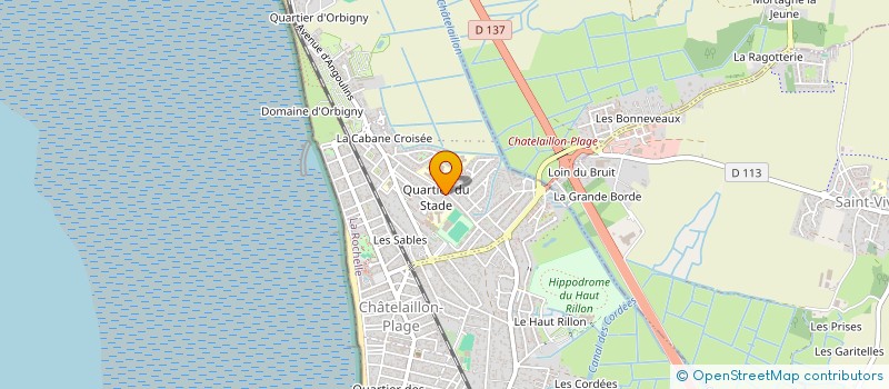 localisation de l'entreprise CE CIPECMA à CHATELAILLON-PLAGE