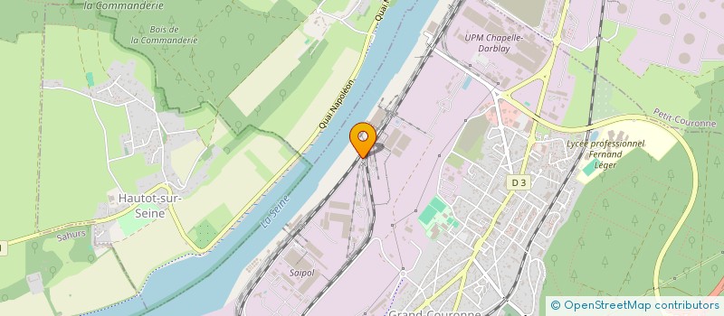 localisation de l'entreprise CE CKD RNUR COMITE ETS RNURCKD  GRAND-COURONNE