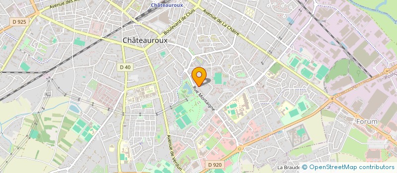 localisation de l'entreprise CE CO GE D I CENT COMPT GEST D à CHATEAUROUX