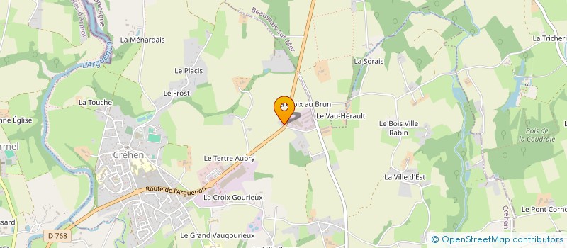 localisation de l'entreprise CE COOPERATIVE INSEMINATION ARTIFICIELLE à CREHEN
