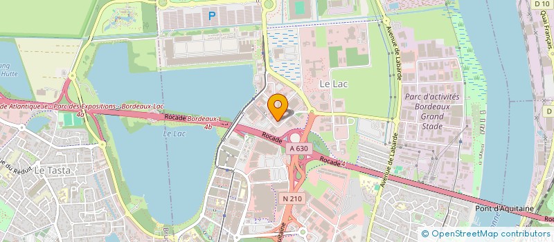localisation de l'entreprise CE DALKIA FRANCE ATLANTIQUE à BORDEAUX