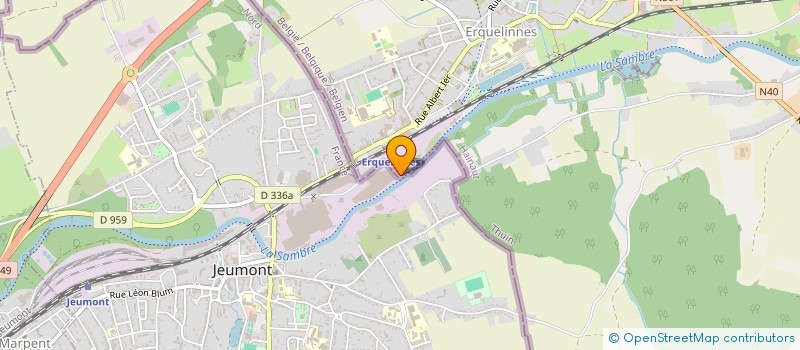 localisation de l'entreprise CE DE JEUMONT ELECTRIC à JEUMONT