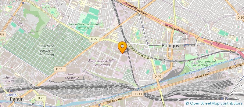 localisation de l'entreprise CE DE LA SARL METRO à BOBIGNY
