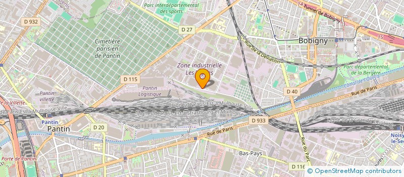 localisation de l'entreprise CE DE LA SOCIETE PRESSE PARIS SERVICES à BOBIGNY