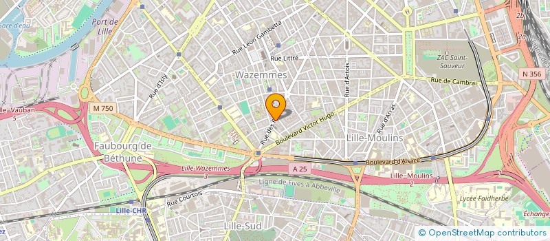 localisation de l'entreprise CE DU CAL PACT DE LILLE ET ENVIRONS à LILLE