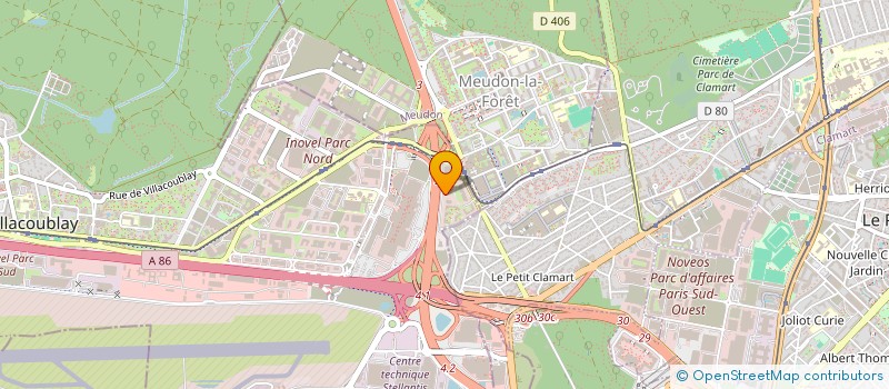 localisation de l'entreprise CE ECONOCOM-OSIATIS INGENERIE  VELIZY-VILLACOUBLAY