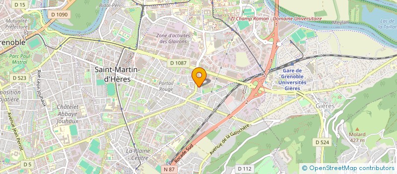 localisation de l'entreprise CE ELF FRANCE  SAINT-MARTIN-D'HERES