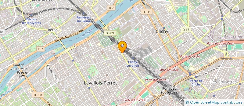 localisation de l'entreprise CE EPSON FRANCE à LEVALLOIS-PERRET