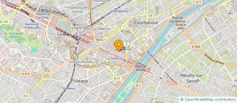 localisation de l'entreprise CE ERNST YOUNG CONSEIL à COURBEVOIE