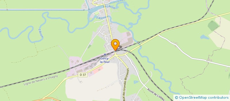 localisation de l'entreprise CE FAURECIA 58  CERCY-LA-TOUR