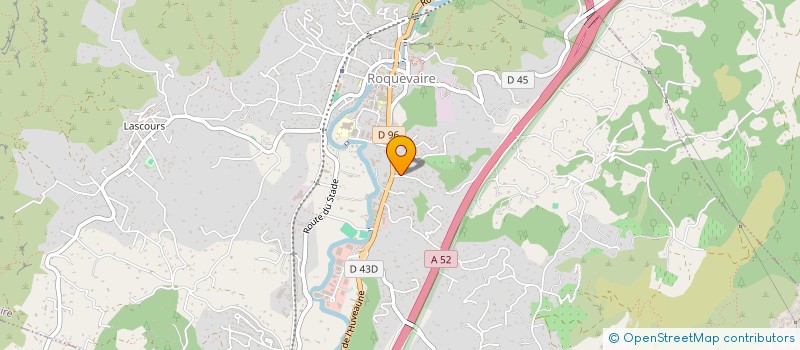 localisation de l'entreprise CE FERMETURES à ROQUEVAIRE