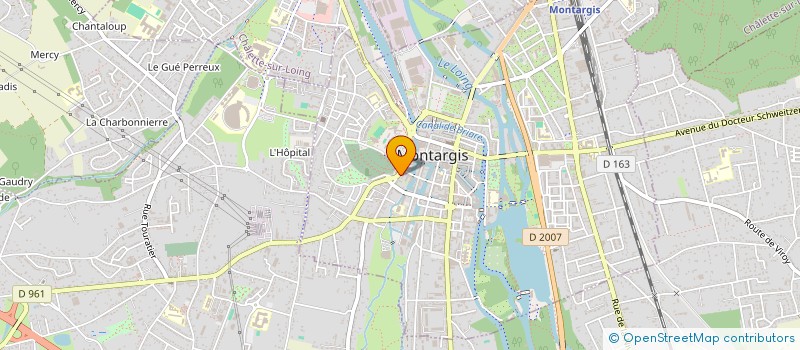 localisation de l'entreprise CE FORMA  MONTARGIS