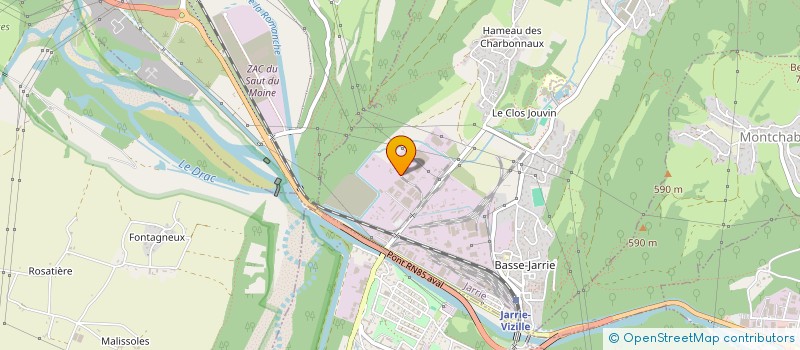 localisation de l'entreprise CE FRAMATOME JARRIE  JARRIE