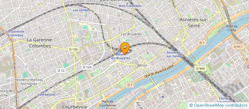 localisation de l'entreprise CE I2S SOPRA STERIA à COURBEVOIE