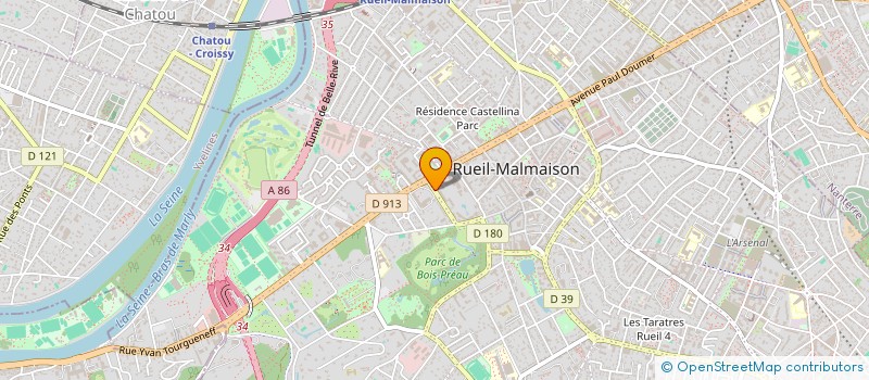 localisation de l'entreprise CE IFP ENERGIES NOUVELLES à RUEIL-MALMAISON
