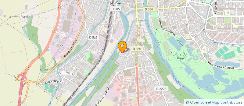 localisation de l'entreprise CE IMMO 1 à MEAUX