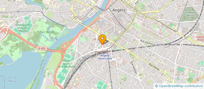 localisation de l'entreprise CE IMMO à ANGERS