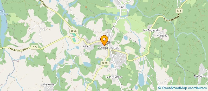 localisation de l'entreprise CE INVEST à LIMOGES