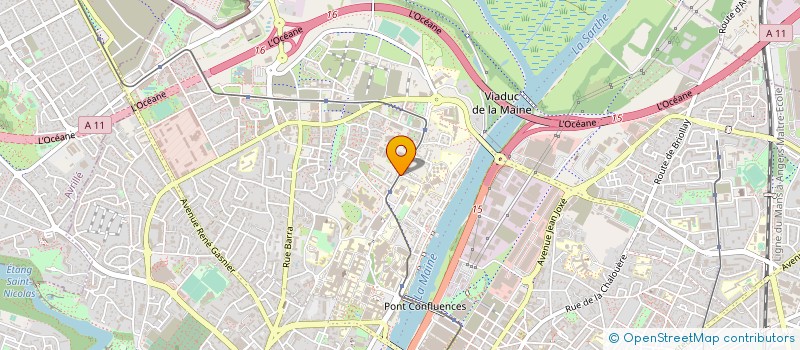localisation de l'entreprise CE LES CAPUCINS à ANGERS