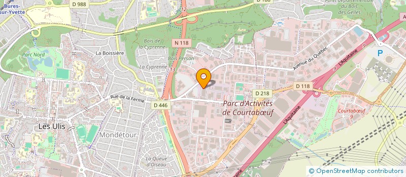 localisation de l'entreprise CE LFB à LES ULIS