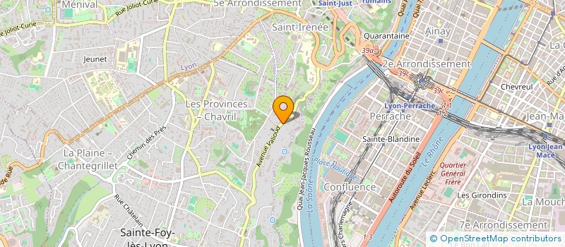 localisation de l'entreprise CE MANCO  SAINTE-FOY-LES-LYON
