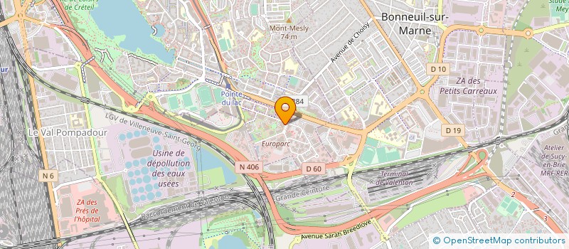 localisation de l'entreprise CE NRG FRANCE SA à CRETEIL