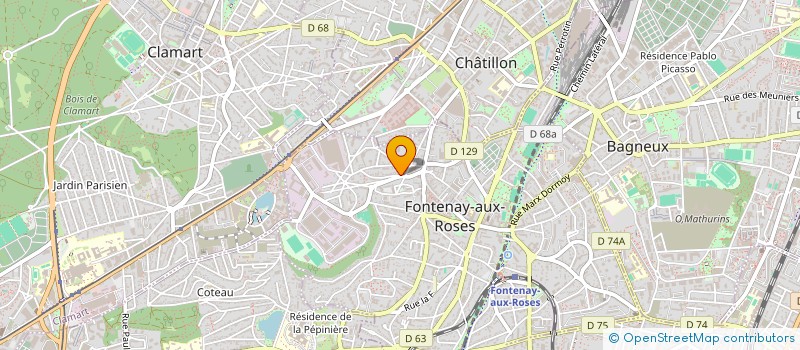 localisation de l'entreprise CE PHILIPS COMMUNICATION ENTREPRISE à FONTENAY-AUX-ROSES