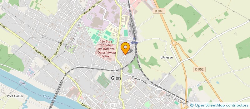 localisation de l'entreprise CE POLYCLINIQUE JEANNE D ARC à GIEN