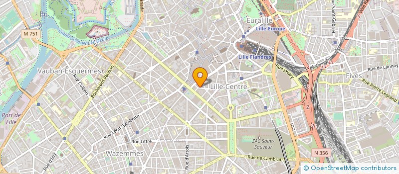 localisation de l'entreprise CE REGIONAL AFPA à LILLE