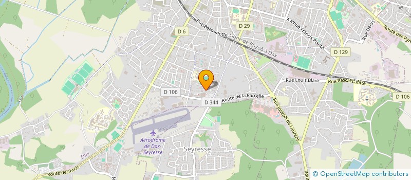 localisation de l'entreprise CE RELAX à DAX