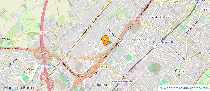 localisation de l'entreprise CE REXEL NORD EST  WASQUEHAL