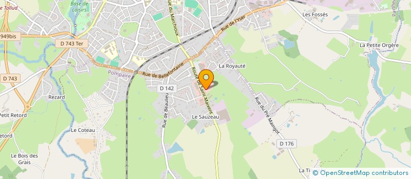 localisation de l'entreprise CE ROCHE FORTUNE  POMPAIRE