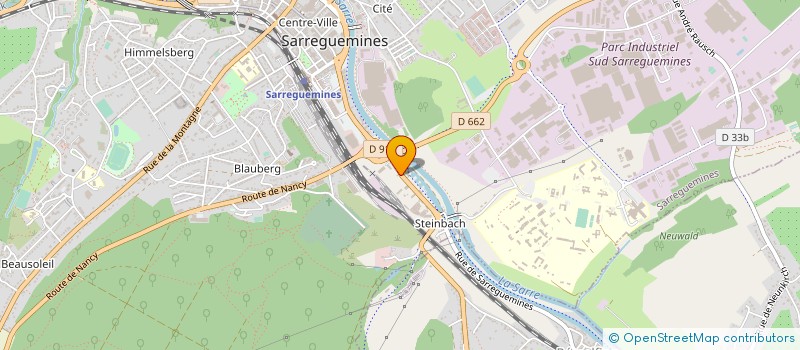 localisation de l'entreprise CE. SA. IMPORT EXPORT à SARREGUEMINES