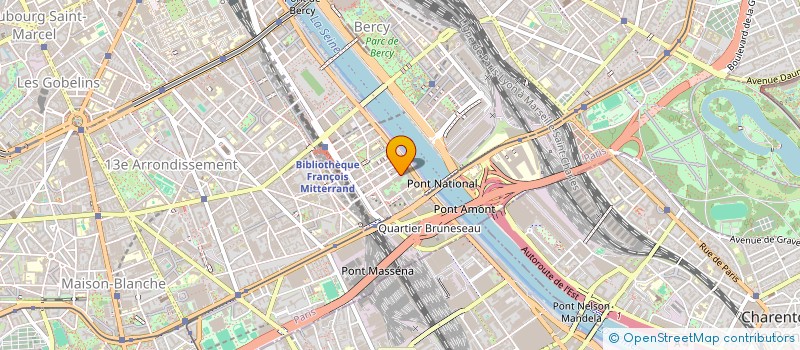 localisation de l'entreprise CE SAGEM ETABLISSEMENT TOLBIAC  PARIS