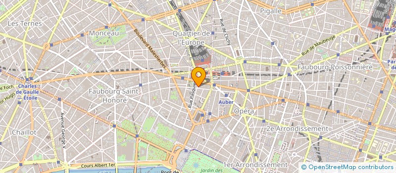 localisation de l'entreprise CE SER.CENTRAUX CIE INTERNAT WAGONS LITS  PARIS