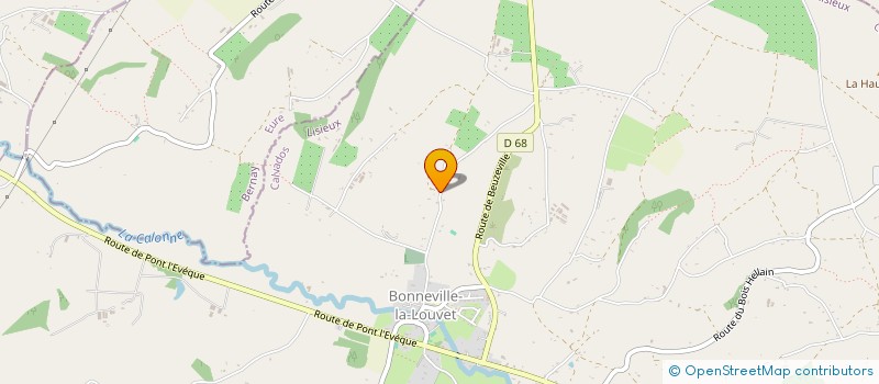 localisation de l'entreprise CE SERVICES  BONNEVILLE-LA-LOUVET