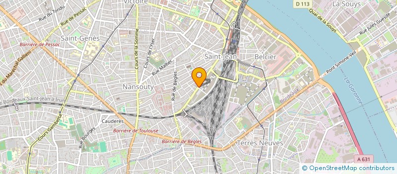localisation de l'entreprise CE SNCF REGION DE BORDEAUX à BORDEAUX