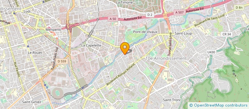 localisation de l'entreprise CE & SO  MARSEILLE