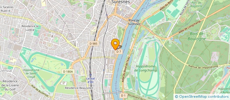 localisation de l'entreprise CE SOGITEC à SURESNES