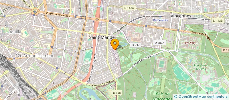 localisation de l'entreprise CE SOIR-LA, C'ETAIT LA NEIGE à SAINT-MANDE