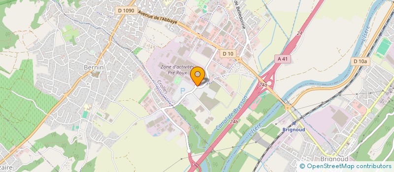 localisation de l'entreprise CE ST MICROELECTRONICS  CROLLES 2 SAS  CROLLES