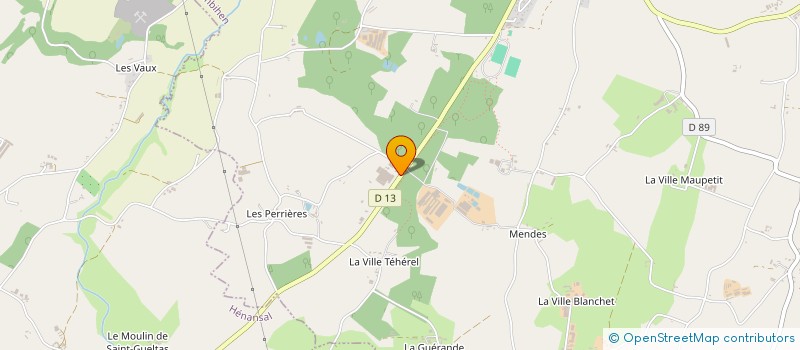 localisation de l'entreprise CE ST RENE TROTREL à HENANBIHEN