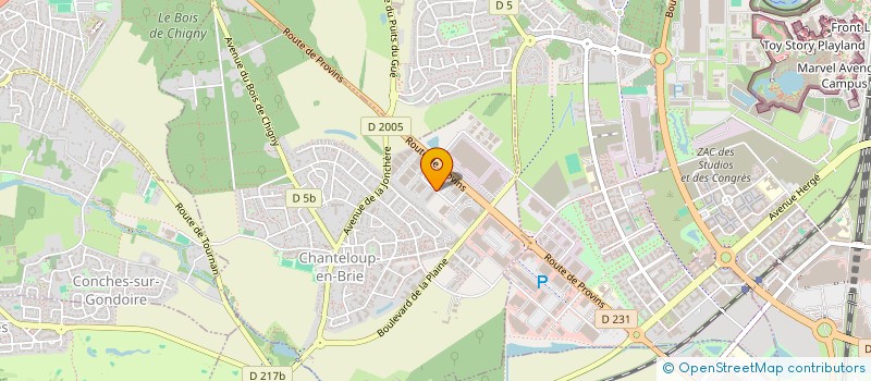 localisation de l'entreprise CE-STONE  CHANTELOUP-EN-BRIE